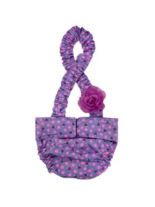 FRENCH BULLDOG or ENGLISH BULLDOG DIAPER with suspenders - Lavender Inpending Bloom - Wephies