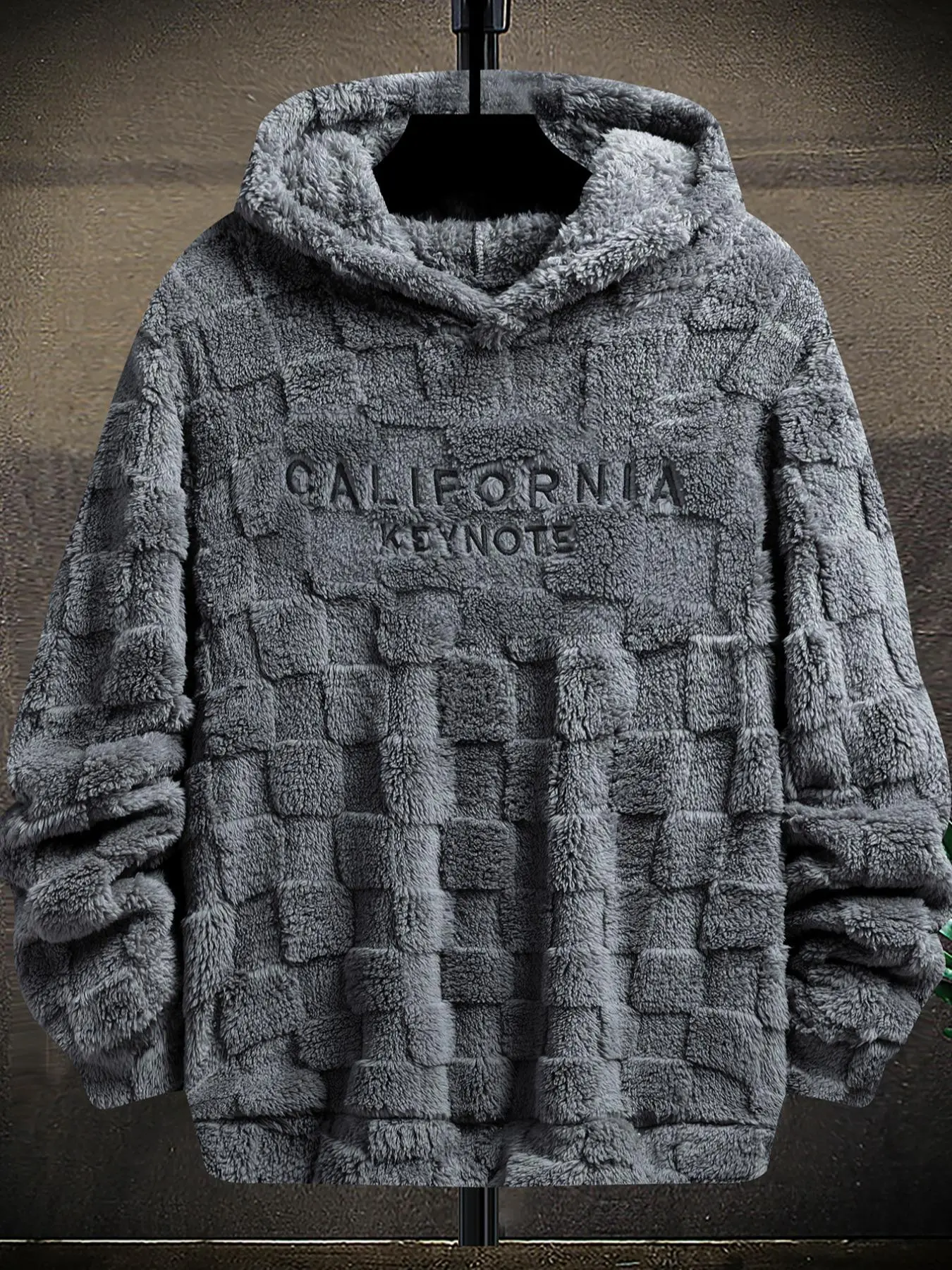 Men's Casual Simple Outdoor Pullover Sweater, Fleece Lined Warm Knitwear, Regular Fit Long Sleeve Top for Fall & Winter