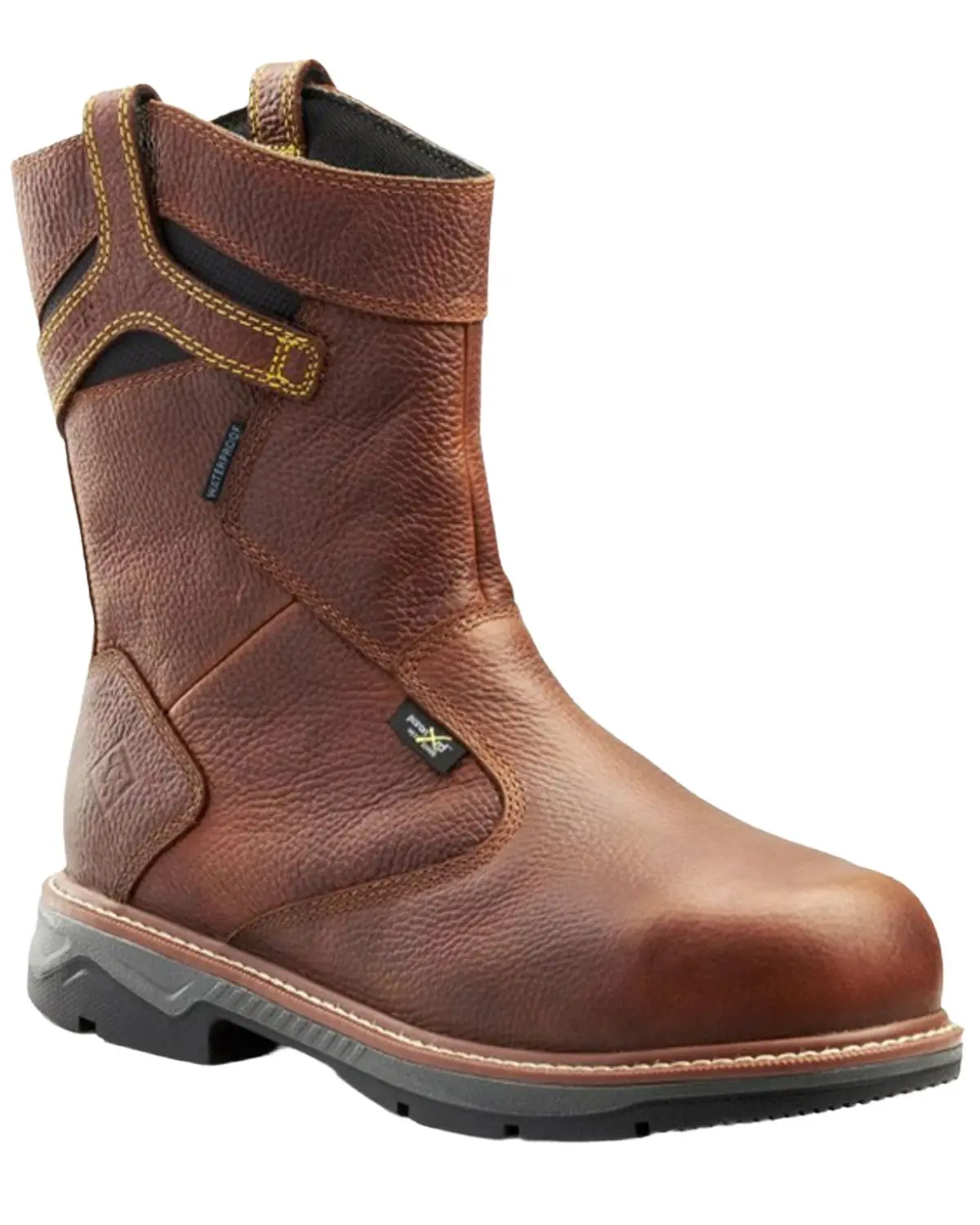 Terra Men's Kodiak Men'S 8" Patton Wellington Metguard Waterproof Work - 4Tccbn