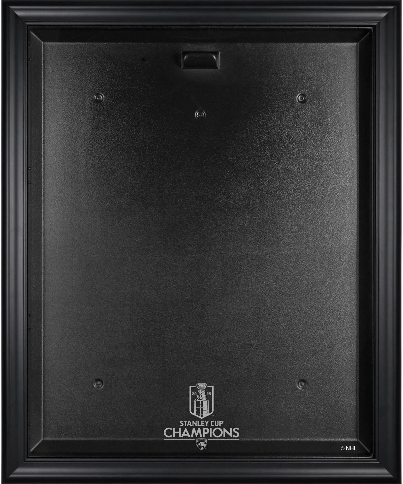 Florida Panthers 2025 Stanley Cup Champions Black Framed Jersey Display Case - Fanatics Authentic Certified - NHL Memorabilia