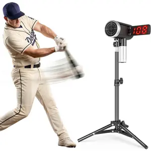 Upgrade Baseball Radar  with Tripod,LED + LCD Dual Display, Accuracy Speed Radar  for Pitching & Swing, Handheld or Hand Free Multi- Speed Radar  Equipment for  Players