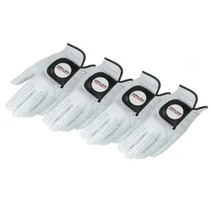 Kirkland Signature Golf Gloves Premium Cabretta Leather, Medium (4 Count)