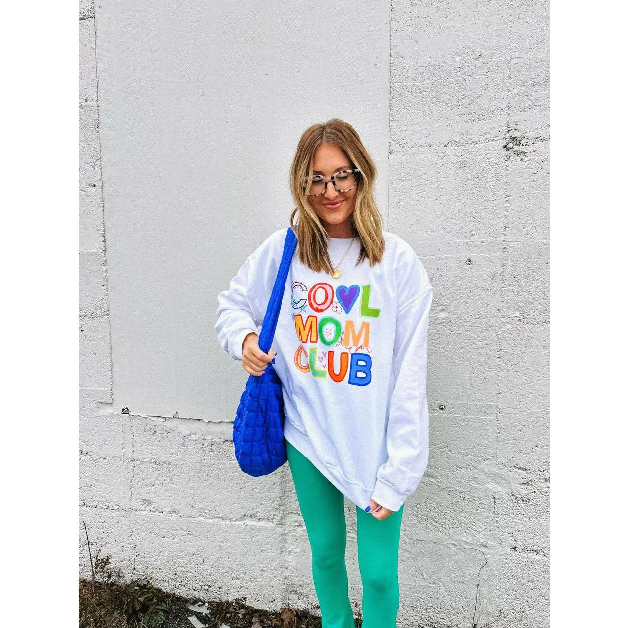 E+E | Funky Cool Mom Sweatshirt - White