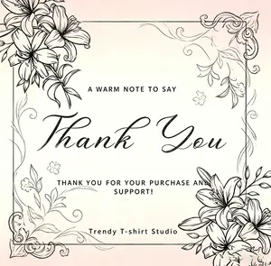 Your men's tee order is carefully packaged and promptly shipped! Reach out to our customer service team anytime for priority shipping or assistance.