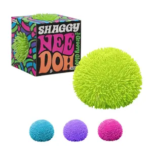 Shaggy NeeDoh - Sensory Toy with a Shaggy Surface and Smooth Dough Filling,Colorful Stress Squeeze Toys, Suitable for Party Ice - breakers and Group Games - Ages 3+