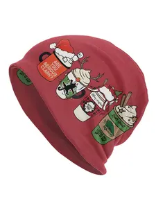 1 PC Bonnet Hats christmas Men Women's Thin Hat Griswold's Family Christmas Coffee Latte 1 Autumn Spring Warm Cap Design Skullies Beanies Caps