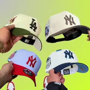 New Era MLB Premium Baseball Headwear – NY Yankees LA Dodgers 9FORTY Adjustable Snapback and 59FIFTY Fitted Cap, Embroidered Team Logo, Casual Street Fashion USA 2026