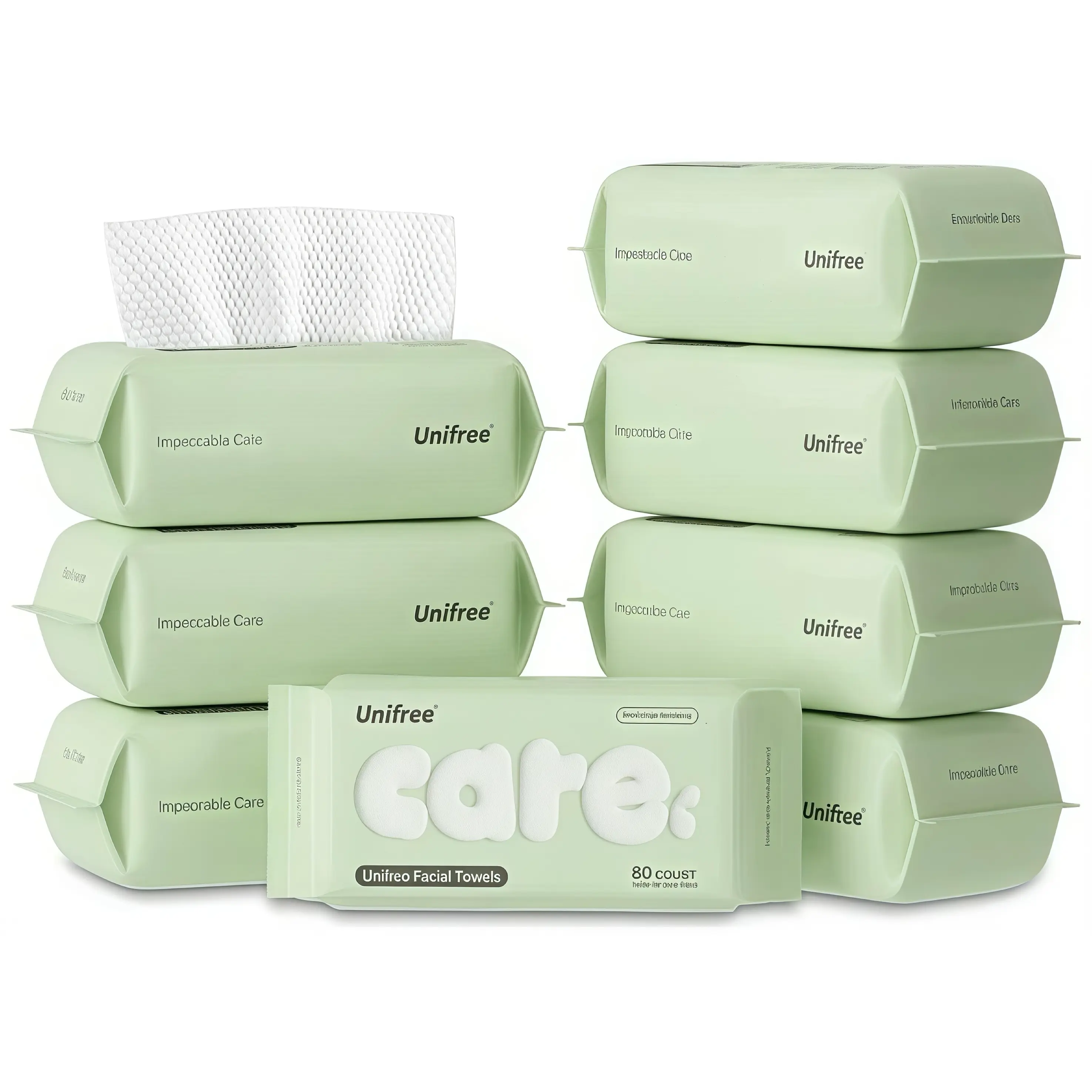 Unifree Facial Towels, Disposable Face towel, Soft, Absorbent, Comfortable Skincare Dry Wipes, Single Use, TiktokShopBlackFriday