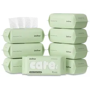 Unifree Facial Towels, Disposable Face towel, Soft, Absorbent, Comfortable Skincare Dry Wipes, Single Use, TiktokShopBlackFriday