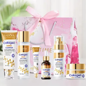 Collagen Firming Skincare 6-Piece Anti Aging Set for 25+ Women | Reduce Forehead & Nasolabial Wrinkles, Hydrating & Non-Greasy Moisturizing Set, Moisturizing Hydrating Kit