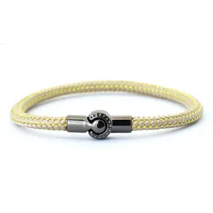 Unisex Magnetic Rope Bracelet - Outdoor Sports Wrap Bracelet with Buckle