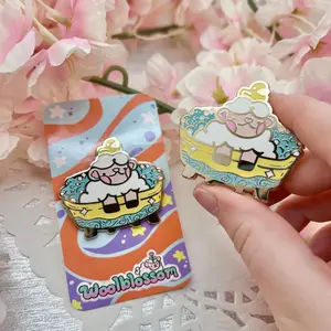 Rubber Ducky Bathtime Sprout ~ Enamel Pin