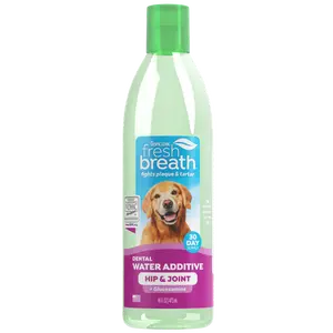 TropiClean Fresh Breath Oral Care Water Additive Plus Hip & Joint for Pets