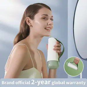 Oclean W10 Oral Cordless Water Flosser, 200ML, 5 Modes, Upgraded Leather Non-Slip Strap, Hidden Tank,IPX7 Waterproof,Dental Cleaning Kit,Gift