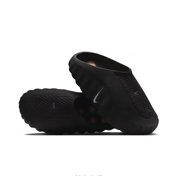 Brand New Sealed Original Box Unisex Solid Black EVA Slide Sandals Orange Dot Massage Non Slip Quick Dry Hollow Breathable Indoor Bathroom Beach Gym Casual Slip On Trainers