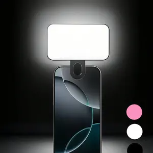 Portable Mini LED Selfie Light, Rechargeable LED Fill Light, Clip-on Design Selfie Light for Phone, Camera, Laptop, Video Conference, Cell Phone Light