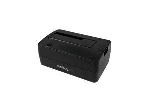 StarTech.com USB 3.1 Gen 2 (10Gbps) Single-Bay Dock for 2.5"/3.5" SATA SSD/HDDs - Supports SATA I, II, III and UASP - Top-loading design(SDOCKU313)