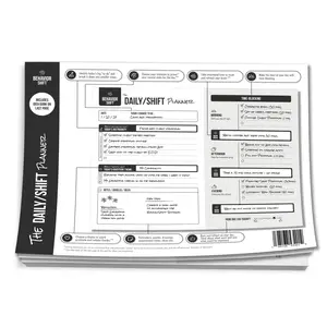 8 Pack Team Bundle & Save - The Daily Shift 13-Week Tear-off Desktop Planner - FREE SHIPPING