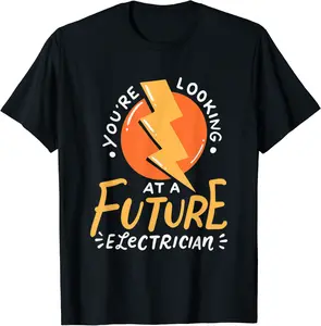 Funny Future Electrician Electrical Engineer T-Shirt - Joelalbe Shop 29B08M1QQ24G