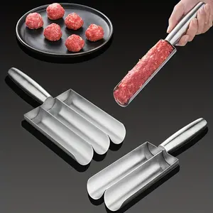 1 Set Meatball Maker, Falafel Maker, Meatball Mold, Multifunction None-Stick Meat Baller, DIY Meatball Making Set, Home Cooking Tools for Cooping Cookie Dough Or Sorbet Rice Balls for Kitchen