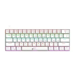 Mechanical Keyboard 61 Keys Illuminated Blue Switch Keyboard RGB Mixed Light Gaming Competitive Keyboard