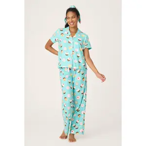 Sweet Life Cupcake Print 3-Piece PJ Set