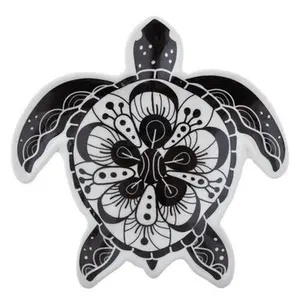 B&W Turtle Trinket Tray