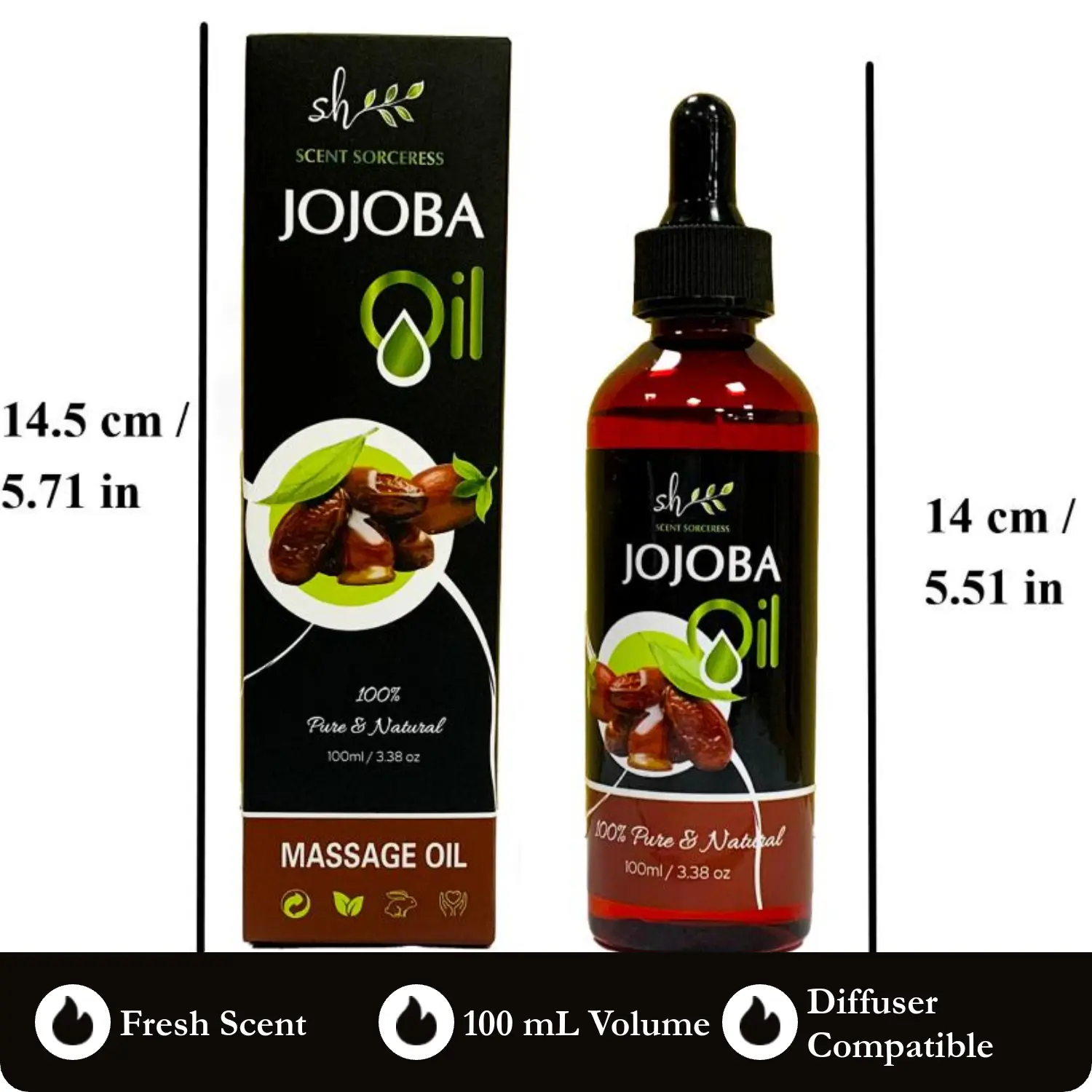 Home Fragrance Oil for Diffusers, Scented Aroma Oil, 100 mL