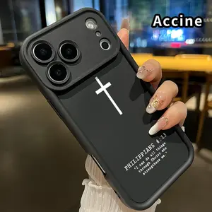 Phone Case for  iPhone 17 Pro Max 16 Plus 15 14 13 12 11 XR Air E Christ Strength Verse Pattern Silicone TPU Lens Protective Rugged Durable Soft Cover for Boy