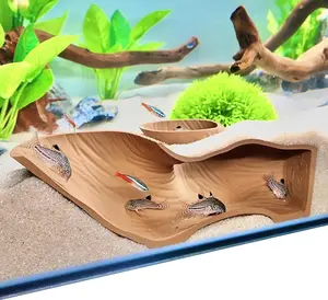 Lucky Critter Natural Wood Style Aquarium Cave Hide
