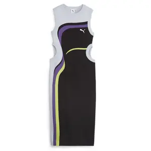 PUMA Womens 372.5 Sleeveless Maxi Dress Casual Casual - Black