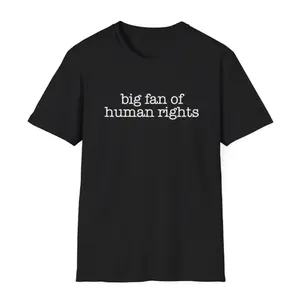 Women's Short-Sleeve Comfy Soft T-Shirt - Human Rights, Equality, Social Justice Love Statement Tee for Political Protest (Fits True to Size) summerwins