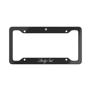 Ball Lucky Girl 8 Script License Plate Frame
