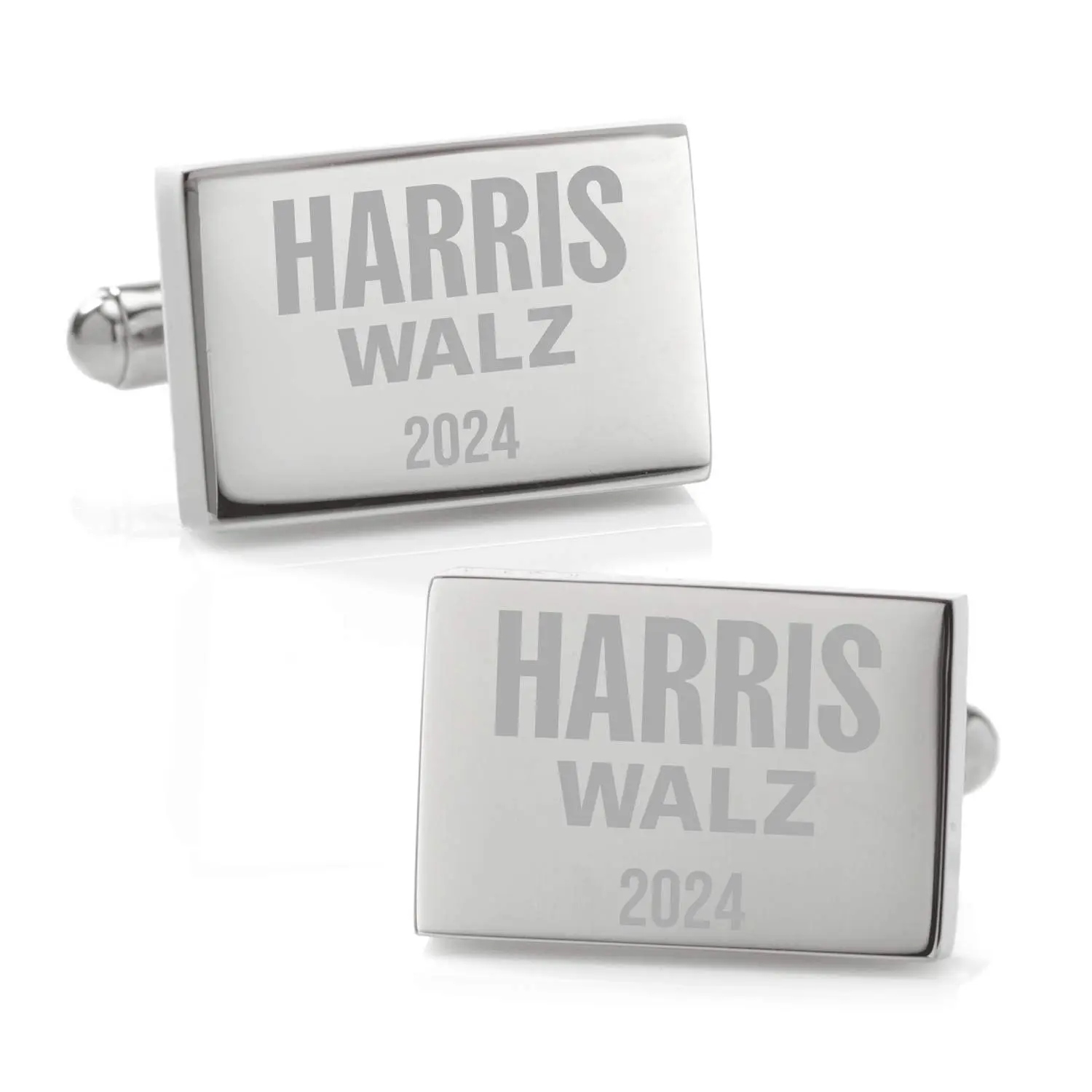 Stainless Steel Engravable Presidential Cufflinks for Men