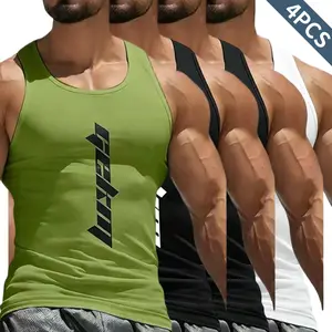 Men’s loose quick-dry tank top, breathable casual fitness sleeveless shirt, sports tank top, sleeveless athletic tank, fitness activewear, sleeveless workout top