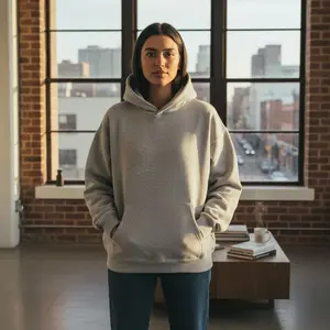 Women's Vintage Acid Wash Hoodie - Heavyweight Fleece Cotton Streetwear Sweatshirt with Comfortable Fit, Trendy Oversized Pullover for Casual Wear, Daily Outfits, Fall Winter Fashion, Soft Warm Fleece Lining