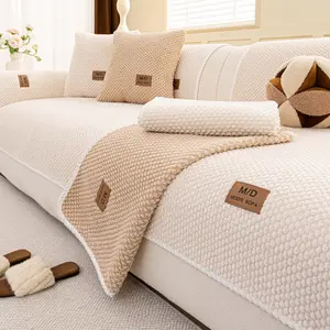 Sofa Cover Luxury Thick , Soft Touch, Non-Slip Washable Sofa Slipcover Couch Protector, Sofa Cushion Cover, Pet Friendly Modern Sofa Set for L-Shaped, Twin, Triple Seater Sofa Couch Covers