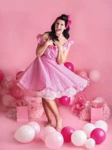 Kate Carnation Pink Seamless Paper Backdrop for Photography 86"x33' 2.2x10m Ideal for Portraits & Product Shots Easy Setup Lightweight