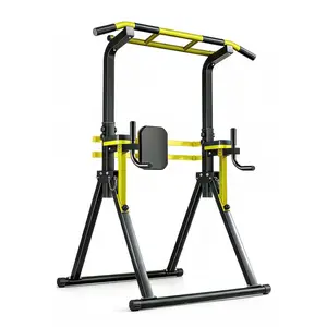SAYGOGO Power Tower At-Home Pull Up Bar Station - 10-Level Adjustable Height Dip Station, Heavy-Duty Frame, Multi-Functional Home Gym Strength Training Equipment, At-Home Pull-Up Bars summerwins