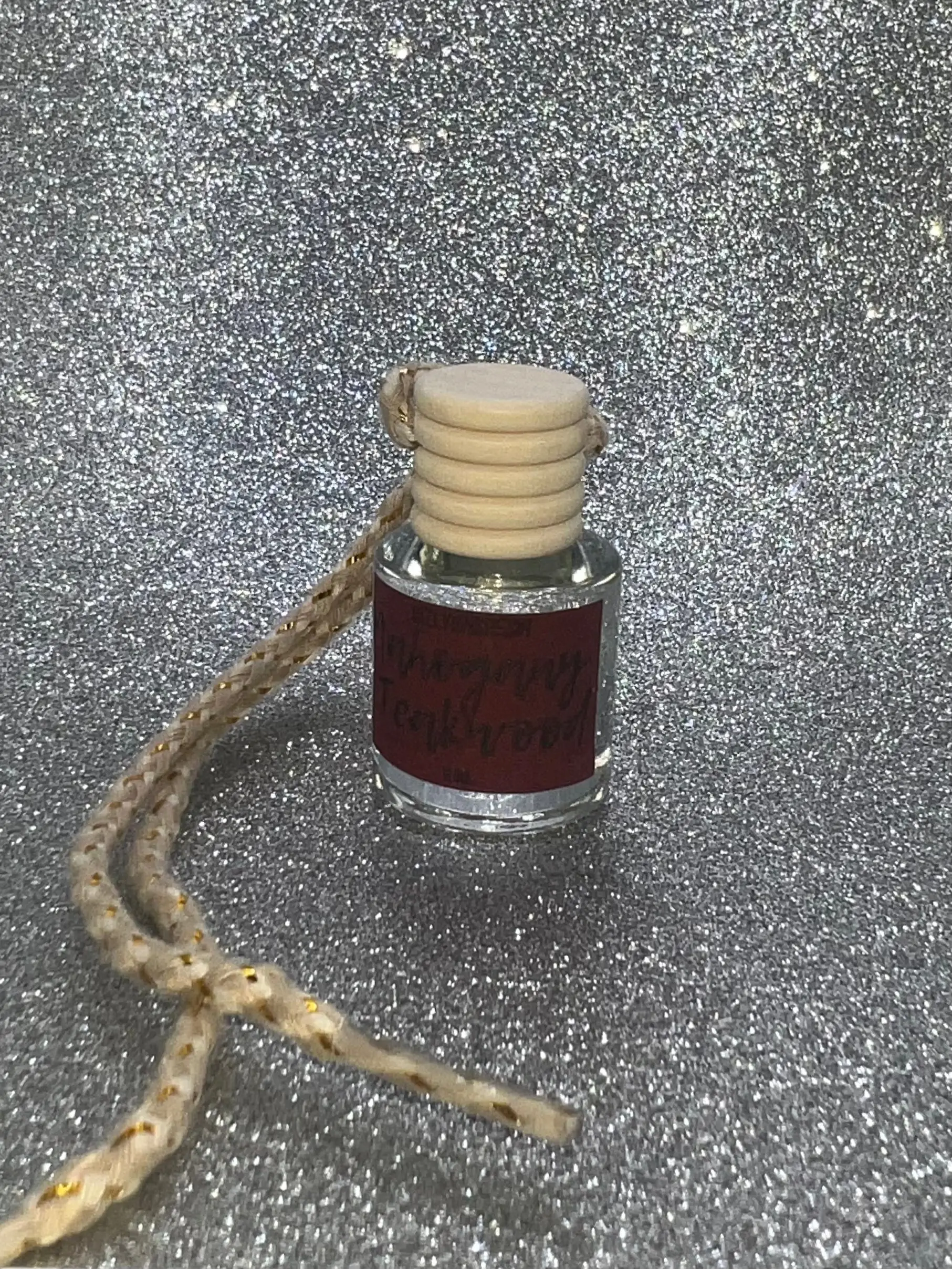 Mahogany Teakwood Car Air Freshener