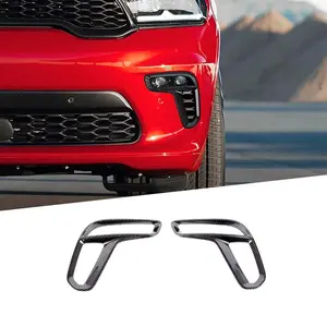 For 2021+ Dodge Durango Sides Front Fog Light Fog Lamp Cover Trim Bezel (2 pcs)
