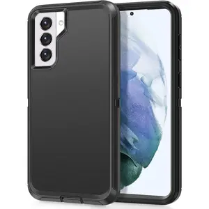 Entronix Case for Galaxy S21 Plus - Heavy Duty, Triple Layer Protection Cover Protective