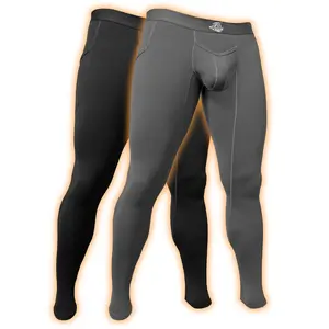 Modal 28in Leggings V Fly 2pk Black/Gray Womenswear Minimalist