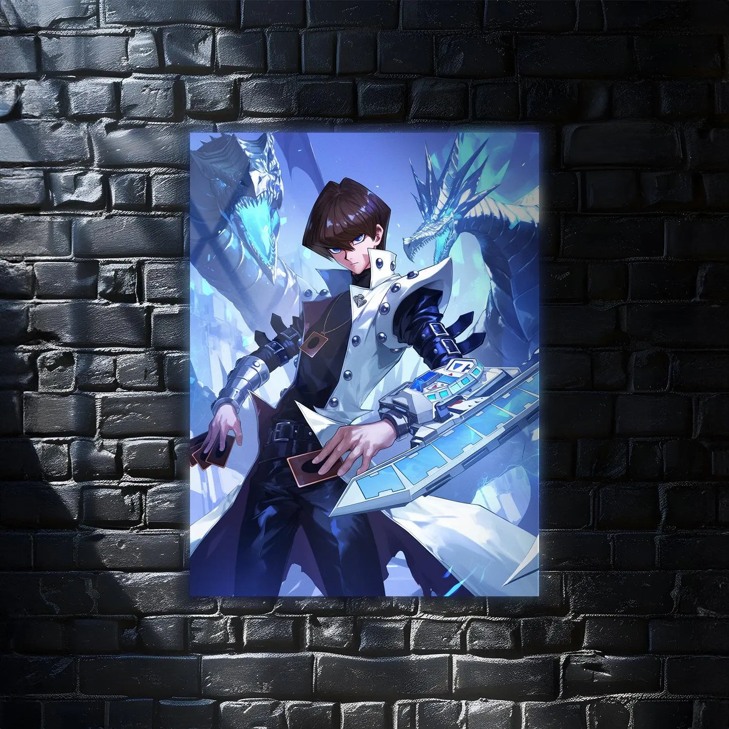 Kaiba Seto Yu-Gi-Oh! Anime Wall Art Poster, Modern Wall Art, Anime Gifts, Wall Decor