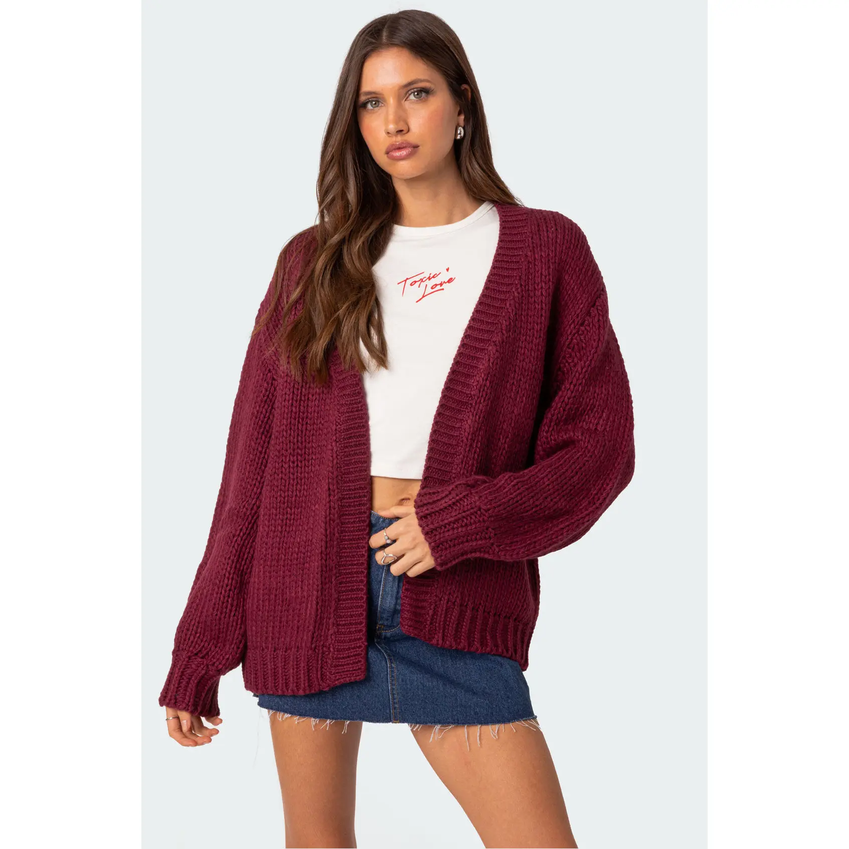 Anina Oversized Knit Cardigan