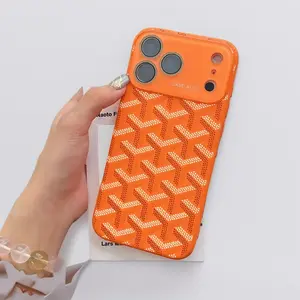 Luxury Parisian Dogt00th Modern Art Textured Monogram Embossed Phone Case Skin-Friendly Full Lens Protection Cover With Screen Protector Compatible With iPhone 11-17 LUMN Studio