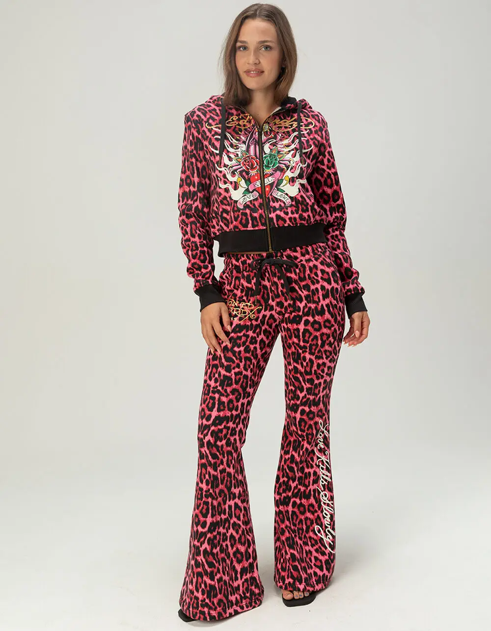 ED HARDY Panther Womens Sweatpants