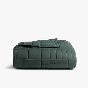 Full/Queen Cozy Block Quilt Pine - Parachute
