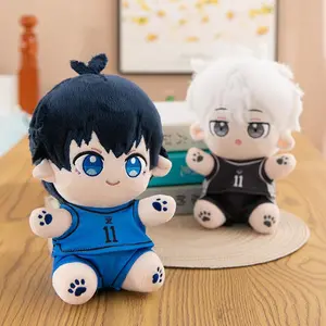 Seishiro Nagi Isagi Yoichi Chigiri Hyoma Rin Itoshi Plush Doll Toy sitting Anime Accessories 22cm