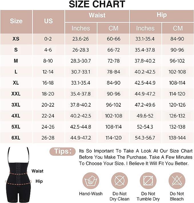 FeelinGirl Zippered Shapewear Tummy Control Butt Lifter  Shorts with Front Zipper and Removable Design Bodysuit BBL Womenswear Underwear Compression Lady Comfort